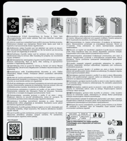 Tesa Tochtband E-profiel zelfklevend bruin 6m