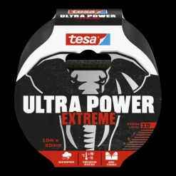 Tesa Ultra Power Extreme Repair ducttape zwart 50 mm x 10 m
