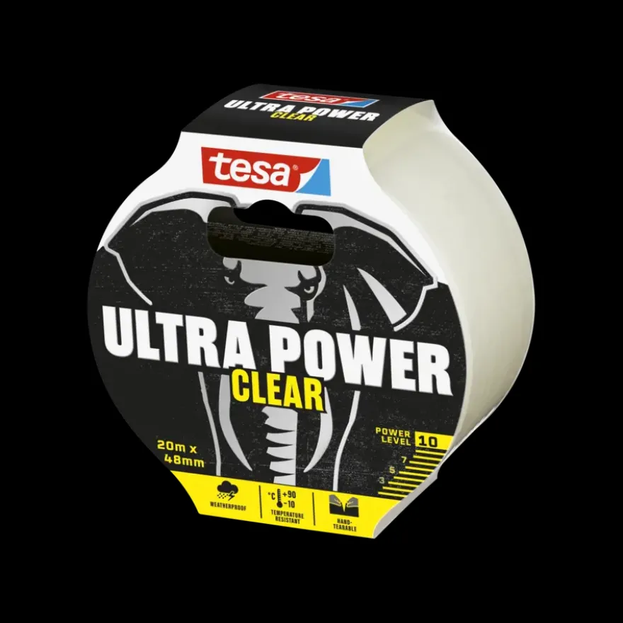 Tesa Ultra Power Extreme Repair ducttape transparant 48 mm x 20 m