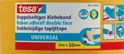 Tesa Universal dubbelzijdig kleefband 25 m x 50 mm