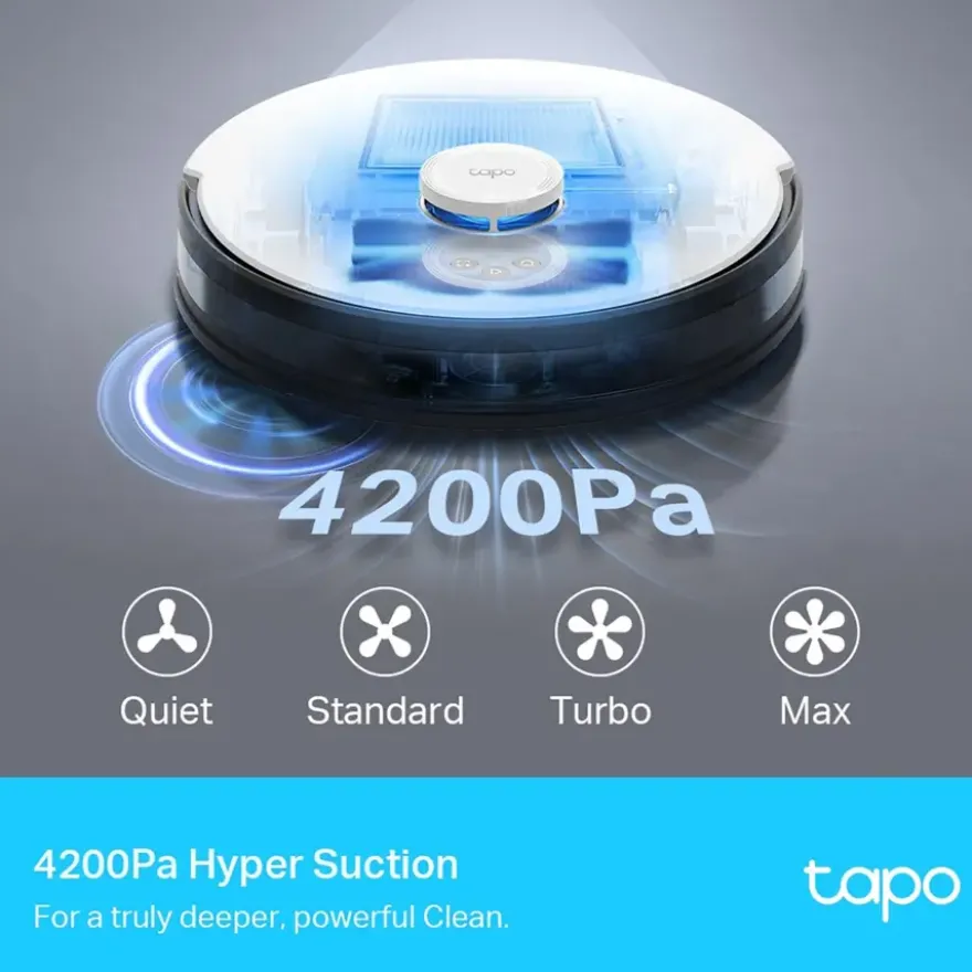 TP-Link Tapo Robotstofzuiger RV30 met dweilfunctie
