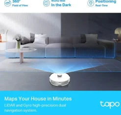 TP-Link Tapo Robotstofzuiger RV30 met dweilfunctie