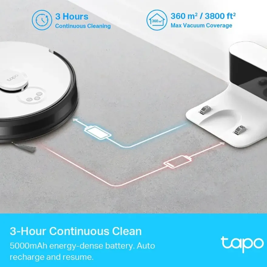 TP-Link Tapo Robotstofzuiger RV30 met dweilfunctie