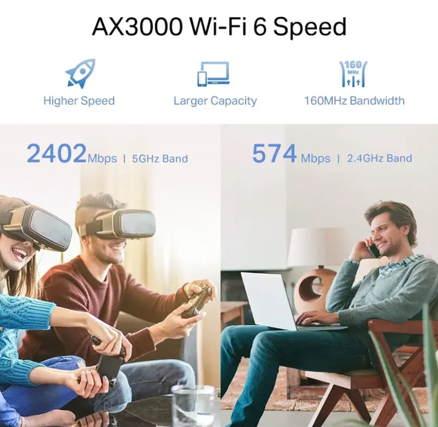 TP-Link WIFI 6 Range Extender RE705X