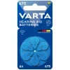 Varta 675 Acoustic Special hoortoestel batterijen type 675 blauw 6 stuks