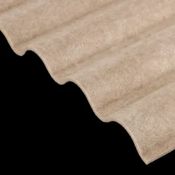 Viltpaneel met golf taupe 240x55 cm, dikte 3,5 mm, 2,64 m²
