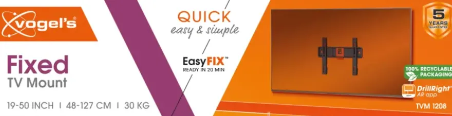 Vogel's TV-steun Fixed S - 19 t/m 50 inch