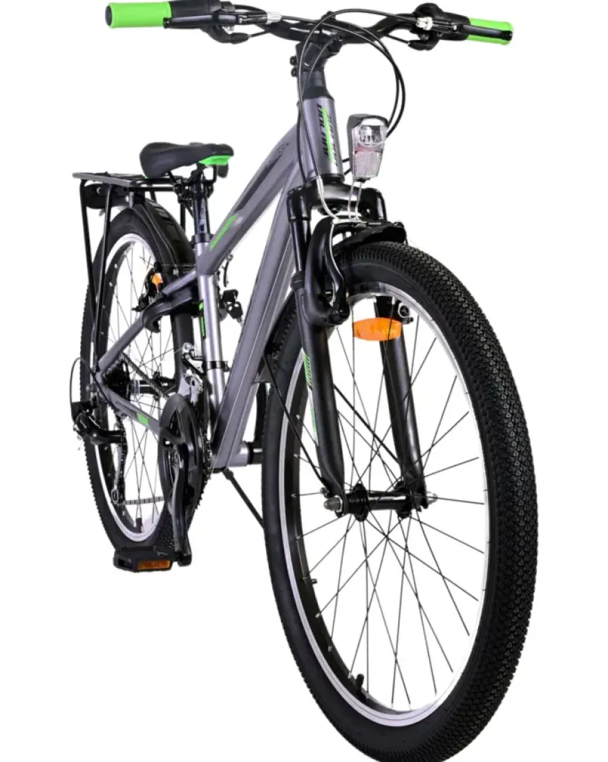 Volare Cross kinderfiets grijs 24 inch
