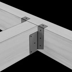 Waelbers raveeldrager met strip 190 x 46 mm verzinkt