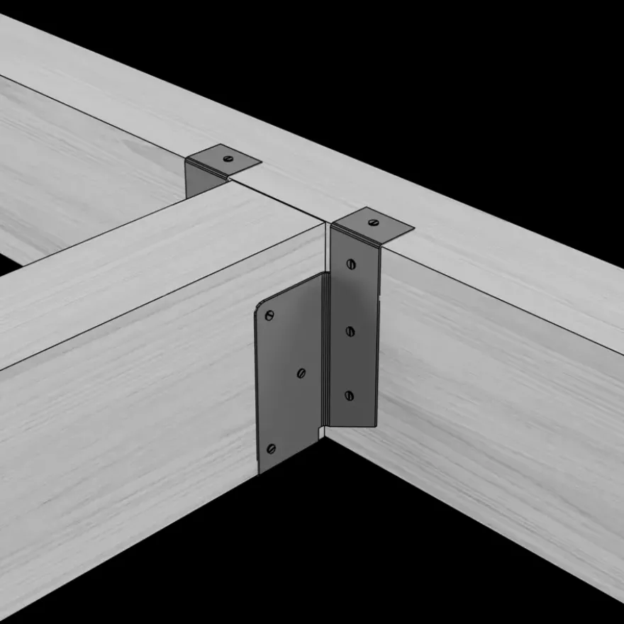 Waelbers raveeldrager met strip 190 x 46 mm verzinkt