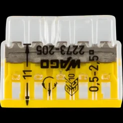 Wago Lasklem 5-voudig compact 0,5-2,5mm² 2273-205 20 stuks