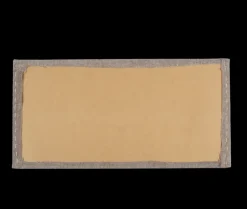 Wandkussen linnen bruin 60x30 cm