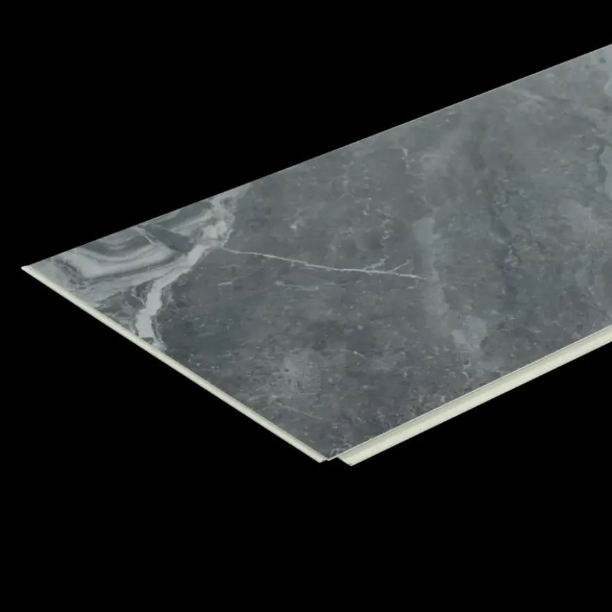 Wandtegel kunststof Allora 30,5x61 cm grijs marmer glans, dikte 5mm 1,116 m²