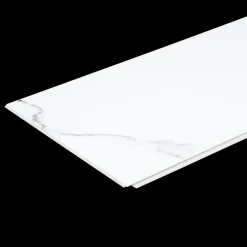 Wandtegel kunststof Allora 30,5x61 cm wit marmer mat, dikte 5mm 1,116 m²