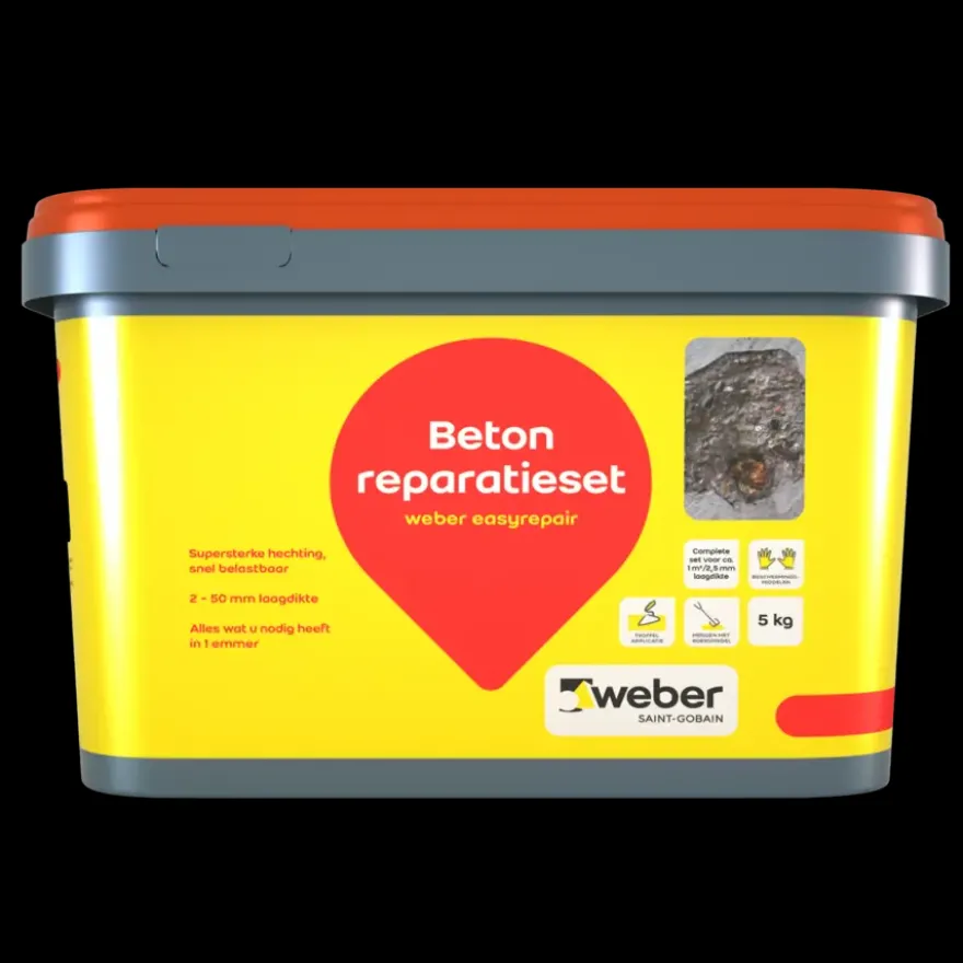Weber Beamix beton reparatiemortel 5 kg