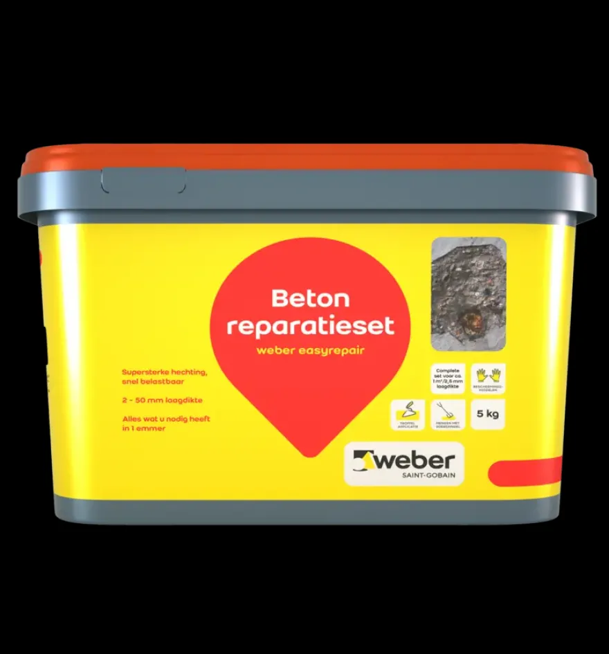 Weber Beamix beton reparatiemortel 5 kg