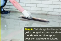Weber Beamix Egalisatie vezelversterkt 20 kg