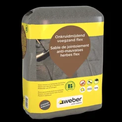 Weber Beamix onkruidmijdend voegzand flex antraciet 15 kg