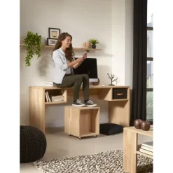 Werkblad eiken 200x80 cm 26 mm