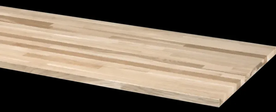 Werkblad eiken 126x61 cm 26 mm