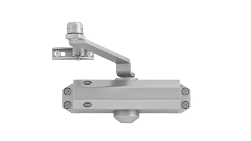 Yale Deurdranger 300-series 68 kg zilver